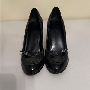 Lauren Ralph Lauren Black Patent Heels